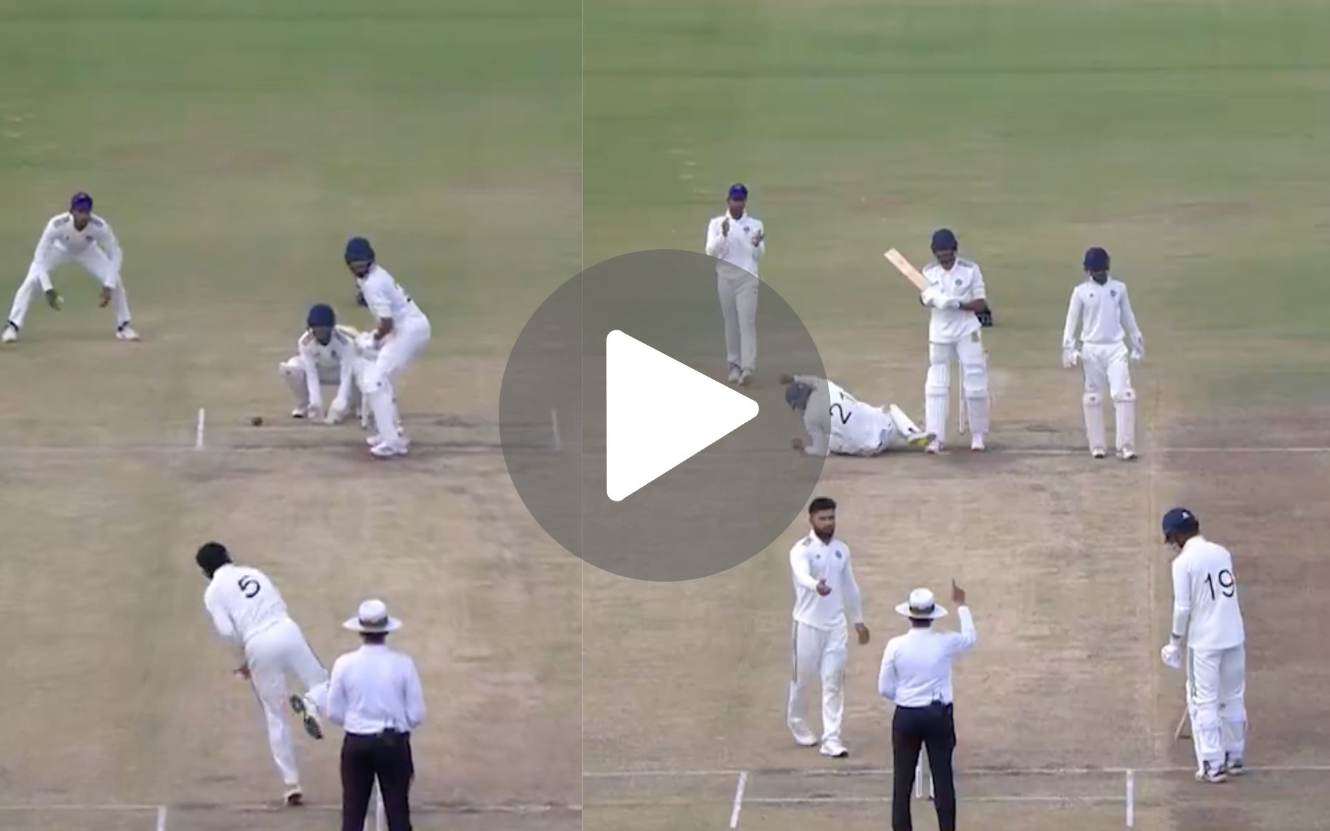 [Watch] Riyan Parag's Wicket Extends Shreyas Iyer And Co's Winless Run In Duleep Trophy 2024